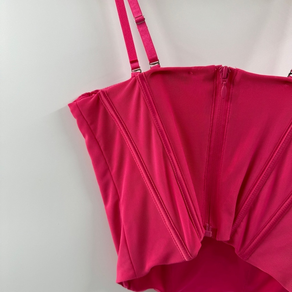 Pacsun LA Hearts Hot Pink Corset Tank Top – Size Small - Picture 6 of 7